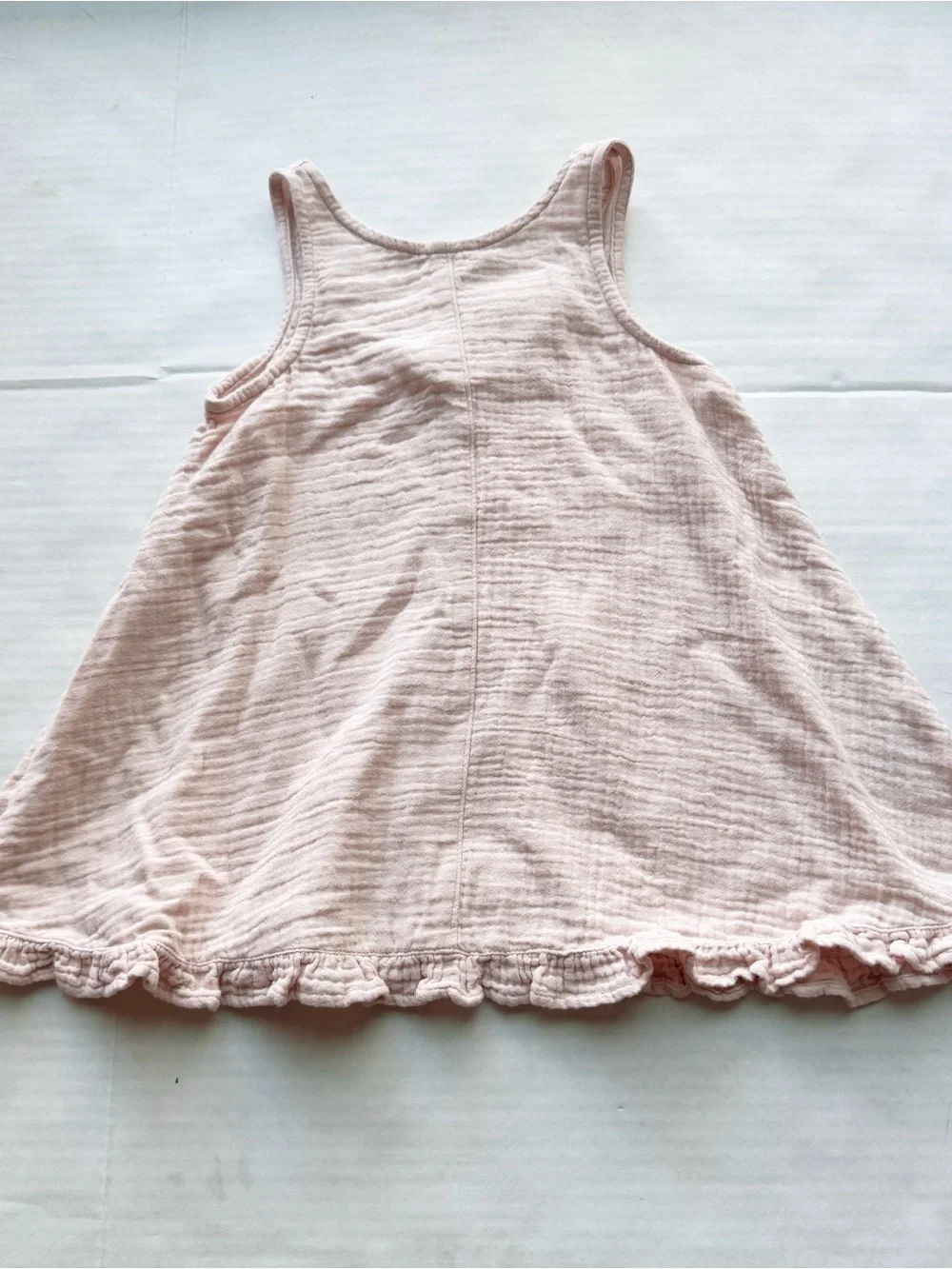 Muslin Cotton Dress in Soft Pink size 2T NWT